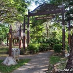 پارک تفریحی لجندا در لنکاوی یا پارک دالام تامان (Dalam Taman) در کنار اسکله کوآه (Kuah) وقع شده است.